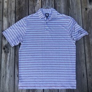 FootJoy Houston Open Striped Polo Shirt Men’s L